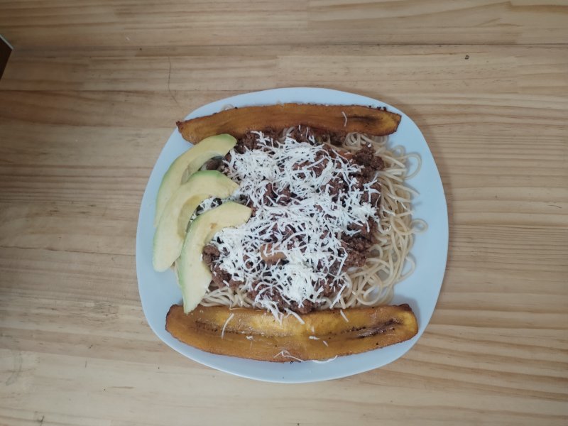 MenÃº Pasta a la boloÃ±esa